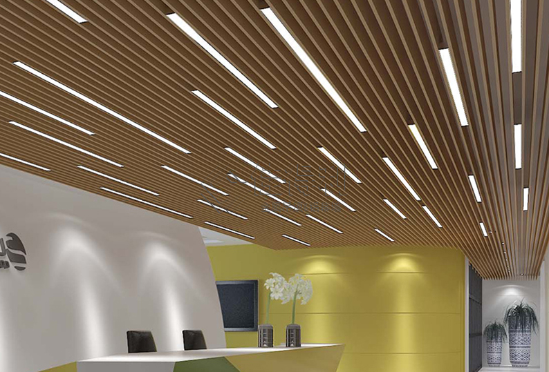 鋁方通吊頂 (13) 鋁方通吊頂 (13)