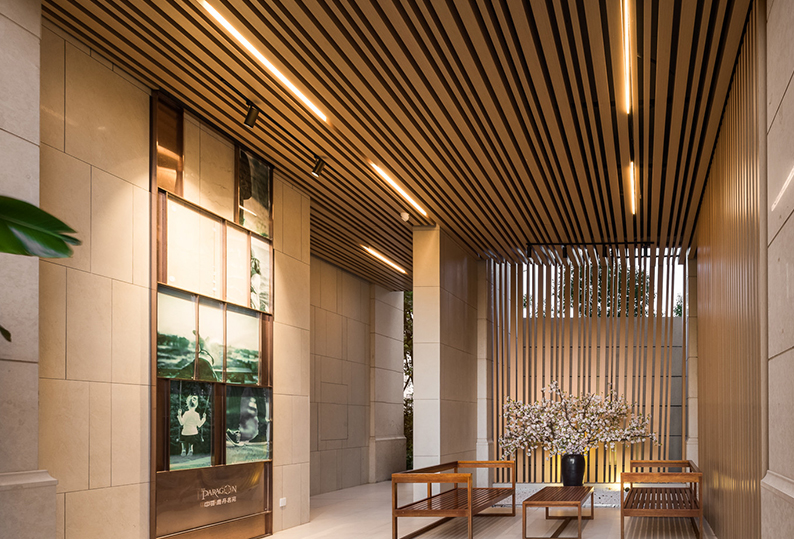 鋁方通吊頂-48 鋁方通吊頂-48