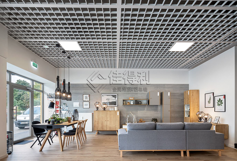 鋁格柵吊頂 (36) 鋁格柵吊頂 (36)